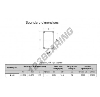 Rodamiento de Aguja NA4901 Premium Marca Koyo 12x24x13mm